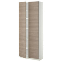 METOD - Tall cabinet with shelves, 80x37x200 cm - best price from Maltashopper.com 39458408