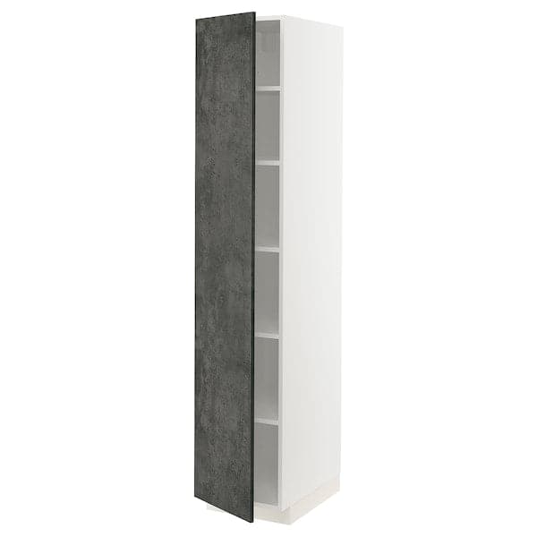 METOD - Tall cabinet with shelves, 40x60x200 cm