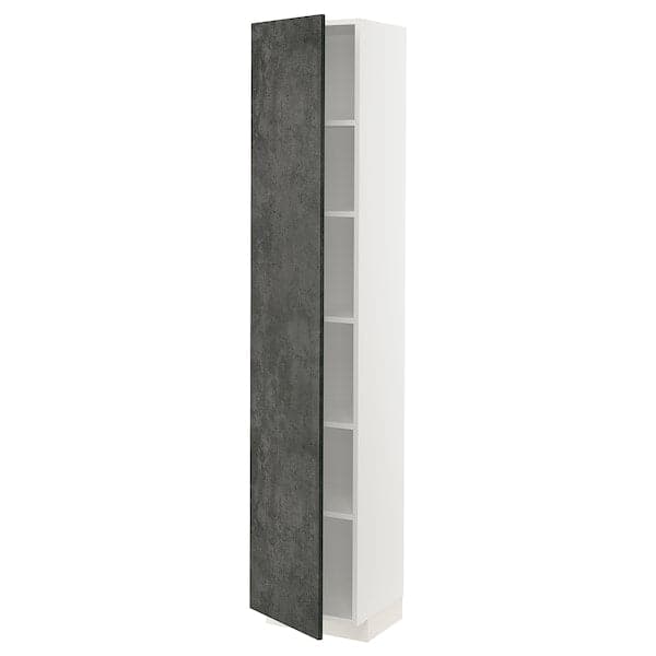 Ikea METOD - Tall cabinet with shelves, 40x37x200 cm