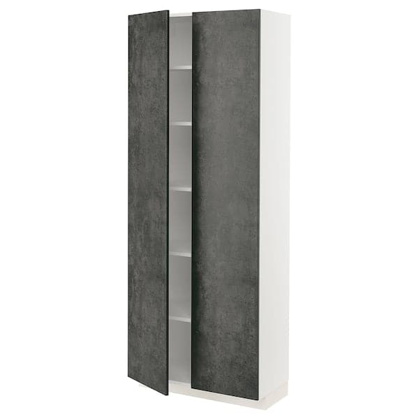 Ikea METOD - Tall cabinet with shelves, 80x37x200 cm