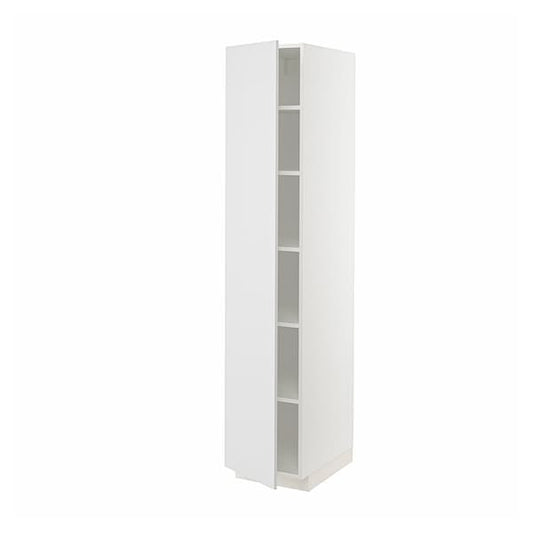 Ikea METOD - High cabinet with shelves, white/Stensund white, 40x60x200 cm