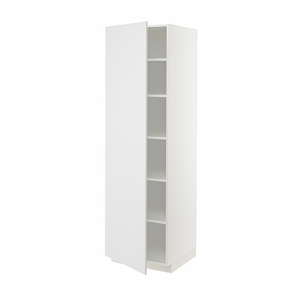 Ikea METOD - High cabinet with shelves, white/Stensund white, 60x60x200 cm