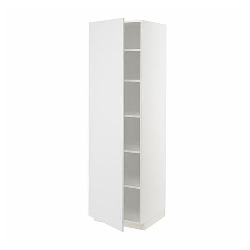 METOD - High cabinet with shelves, white/Stensund white, 60x60x200 cm
