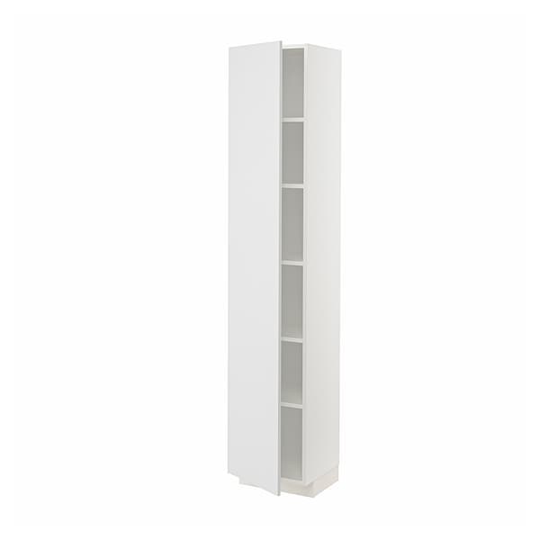 METOD - High cabinet with shelves, white/Stensund white, 40x37x200 cm - best price from Maltashopper.com 29466258