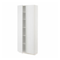 METOD - High cabinet with shelves, white/Stensund white, 80x37x200 cm - best price from Maltashopper.com 69461541