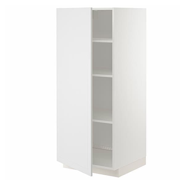 Ikea METOD - High cabinet with shelves, white/Stensund white, 60x60x140 cm
