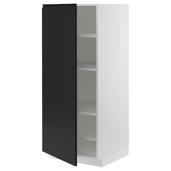Ikea METOD - High cabinet with shelves, white/Upplöv matt anthracite , 60x60x140 cm