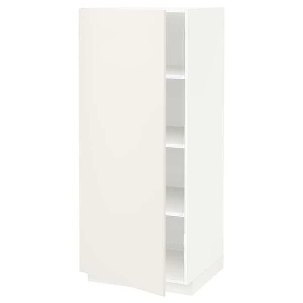 METOD - High cabinet with shelves, white/Veddinge white, 60x60x140 cm - best price from Maltashopper.com 59465002