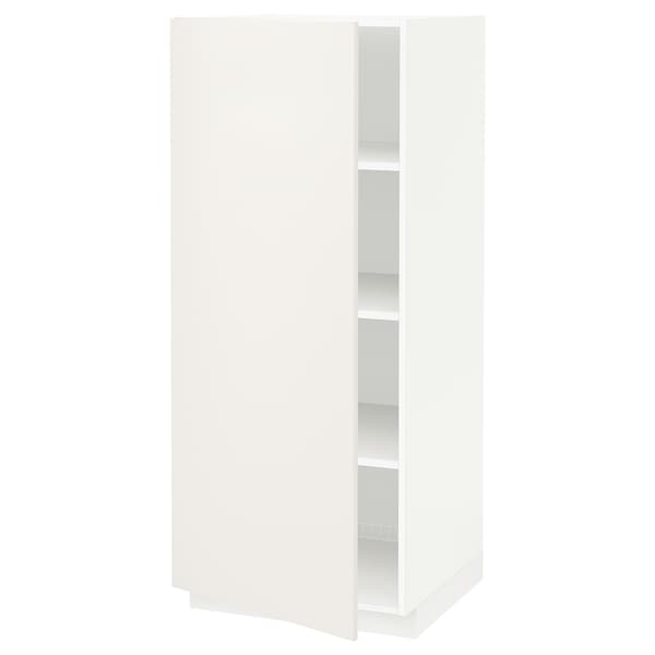 Ikea METOD - High cabinet with shelves, white/Veddinge white, 60x60x140 cm