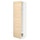 METOD - METOD High cabinet w shelves/wire basket, white/Askersund light ash effect, 60x60x200 cm