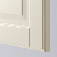METOD - High cabinet w shelves/wire basket, white/Bodbyn off-white, 60x60x200 cm - best price from Maltashopper.com 69456969