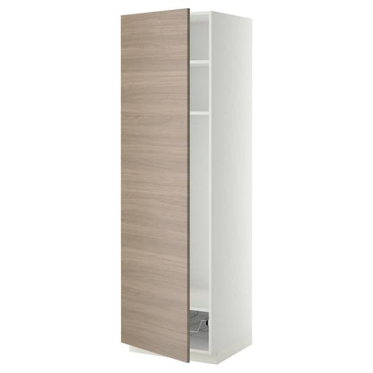 Ikea METOD - Tall cabinet with shelves/basket , 60x60x200 cm