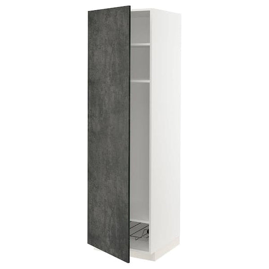 Ikea METOD - Tall cabinet with shelves/basket , 60x60x200 cm