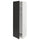 METOD - METOD High cabinet w shelves/wire basket, white/Nickebo matt anthracite, 60x60x200 cm
