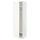 METOD - METOD High cabinet w shelves/wire basket, white/Vallstena white, 60x60x200 cm