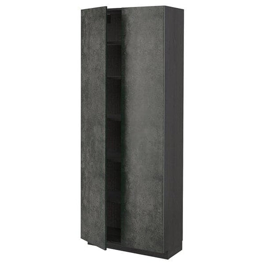 Ikea METOD - Tall cabinet with shelves, 80x37x200 cm