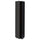 METOD high cabinet with shelves, black/Nickebo matt anthracite