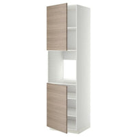 METOD - High oven cabinet, 2 doors/shelves , 60x60x220 cm - best price from Maltashopper.com 49456927