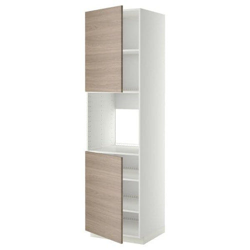 METOD - High oven cabinet, 2 doors/shelves , 60x60x220 cm