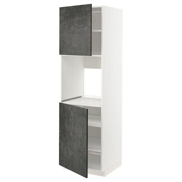 Ikea METOD - High oven cabinet, 2 doors/shelves , 60x60x200 cm