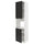 METOD - METOD High cab f oven w 2 doors/shelves, white/Nickebo matt anthracite, 60x60x240 cm