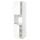 METOD - METOD High cab f oven w 2 doors/shelves, white/Vallstena white, 60x60x220 cm