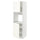 METOD - METOD High cab f oven w 2 doors/shelves, white/Vallstena white, 60x60x200 cm