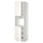 METOD high cab f oven w 2 doors/shelves, white/Veddinge white, 60x60x220 cm