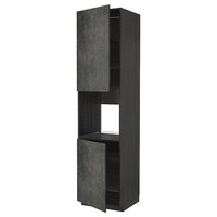 METOD - High oven cabinet, 2 doors/shelves , 60x60x240 cm - best price from Maltashopper.com 89467882