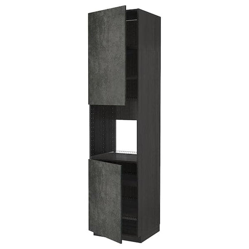 METOD - High oven cabinet, 2 doors/shelves , 60x60x240 cm