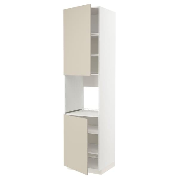 Ikea METOD - High cab f oven w 2 doors/shelves