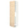 METOD - METOD High cab f fridge/freezer w 2 doors, white/Askersund light ash effect, 60x60x220 cm