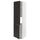 METOD - High cab f fridge/freezer w 2 doors, white/Nickebo matt anthracite , 60x60x220 cm