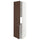 METOD - METOD High cab f fridge/freezer w 2 doors, white/Sinarp brown, 60x60x220 cm