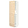 METOD - METOD High cabinet for fridge/freezer, white/Askersund light ash effect, 60x60x200 cm