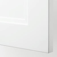 METOD high cabinet for fridge/freezer, white/Axstad matt white, 60x60x140 cm