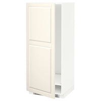 METOD - High cabinet for fridge/freezer, white/Bodbyn off-white, 60x60x140 cm - best price from Maltashopper.com 69925560