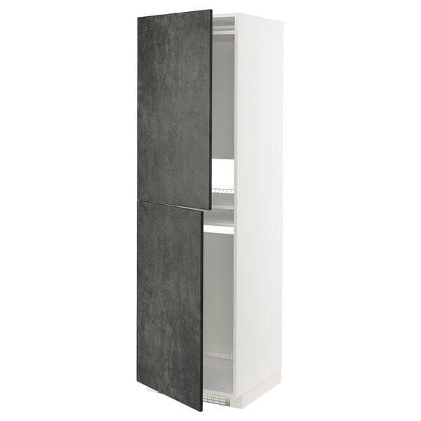 Ikea METOD - Tall cabinet for fridge/freezer, 60x60x200 cm
