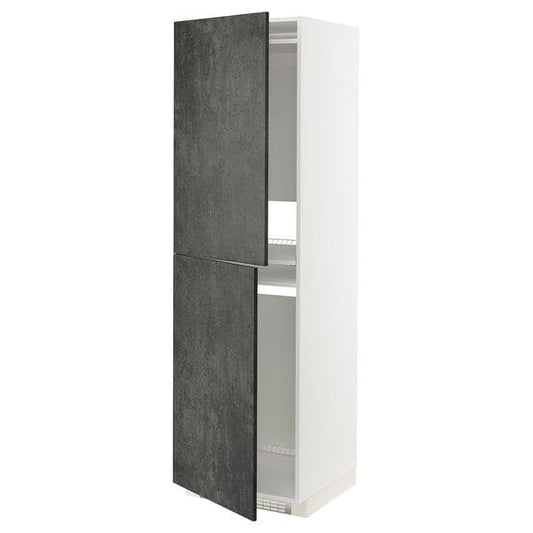 Ikea METOD - Tall cabinet for fridge/freezer, 60x60x200 cm