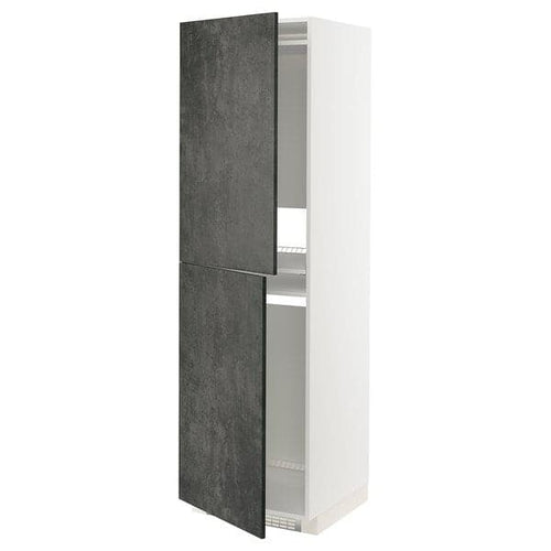 METOD - Tall cabinet for fridge/freezer, 60x60x200 cm