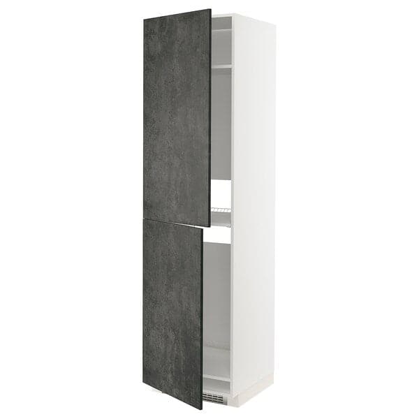 METOD - Tall cabinet for fridge/freezer, 60x60x220 cm - best price from Maltashopper.com 79415011