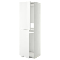 METOD - High cabinet for fridge/freezer, white/Ringhult white, 60x60x200 cm - best price from Maltashopper.com 79924777
