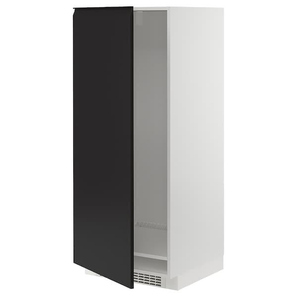 Ikea METOD - High cabinet for fridge/freezer, white/Upplöv matt anthracite , 60x60x140 cm