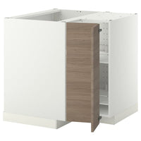METOD - Corner cabinet/swivel basket , 88x88 cm - best price from Maltashopper.com 69366836