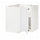 METOD corner base cabinet with carousel, white/Stensund white