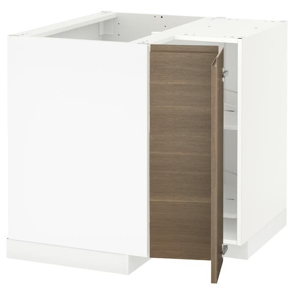 METOD - Corner cabinet/swivel basket , 88x88 cm - best price from Maltashopper.com 79369306