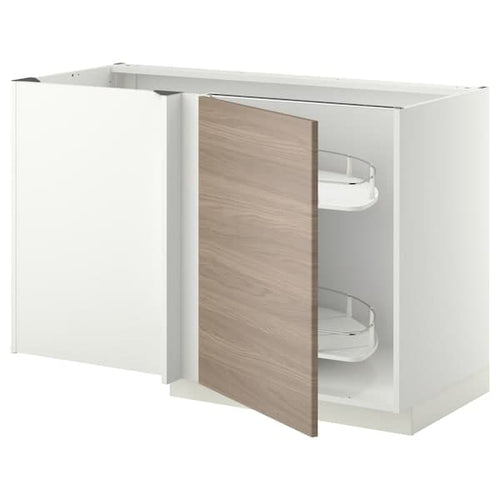 METOD - Corner cabinet/basket extr. 128x68 cm