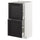 METOD base cabinet with 2 drawers, Width: 40.0 cmDepth: 39.5 cmHeight: 88.0 cmFrame depth: 37.0 cmFrame height: 80.0 cm