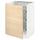 METOD - METOD Base cabinet with wire baskets, white/Askersund light ash effect, 60x60 cm