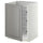 METOD base cabinet with wire baskets, white/Bodbyn grey, 60.0x80.0x60.0 cm